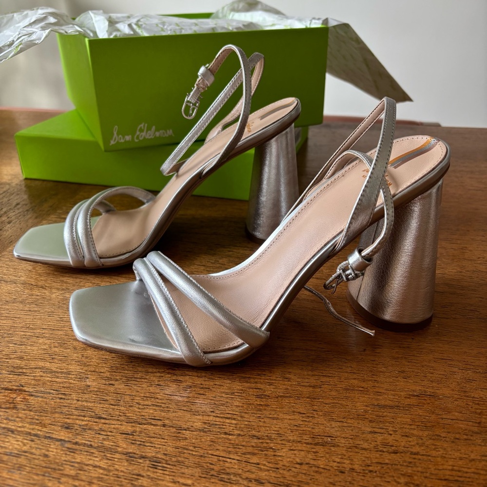 Sam Edelman Silver Heels